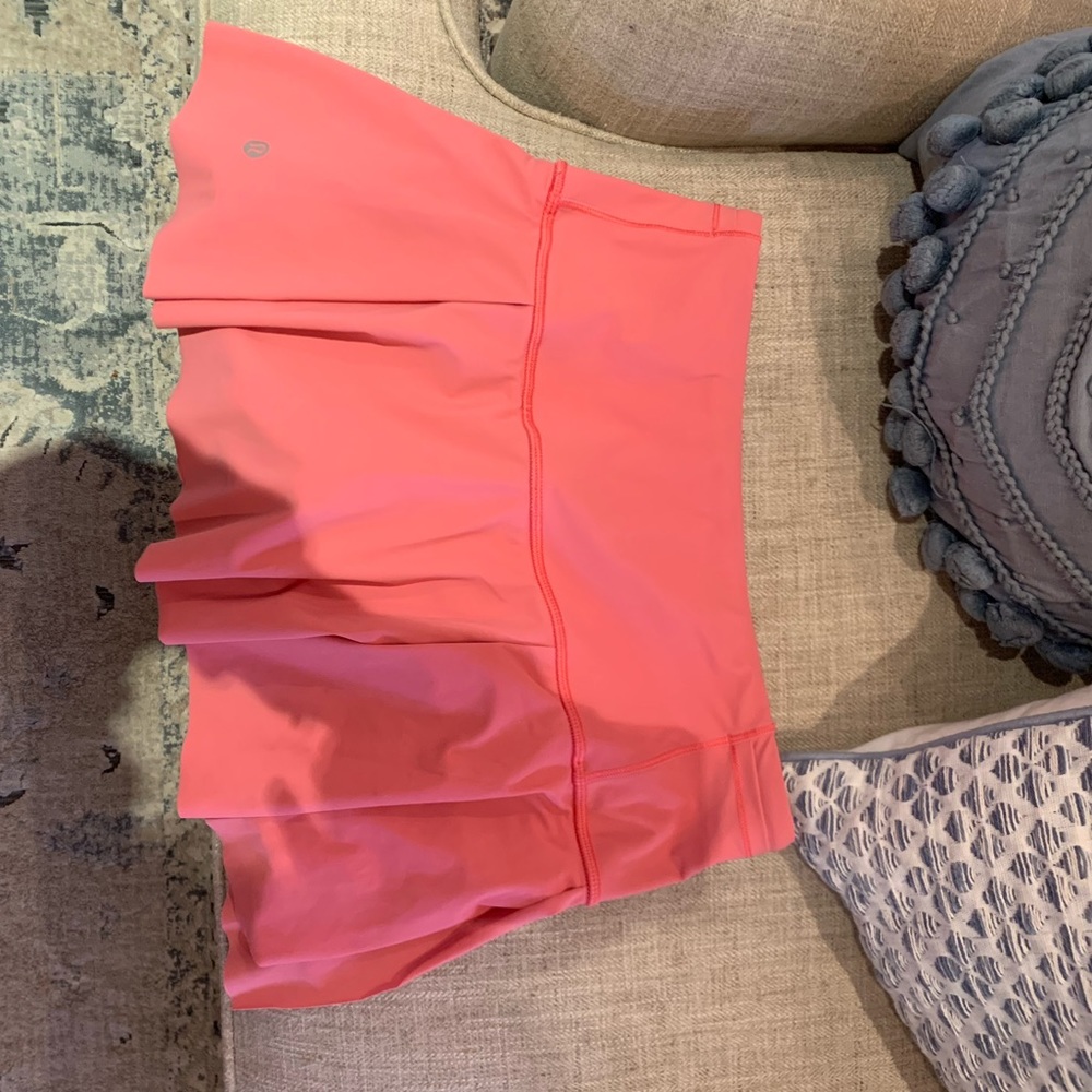 Lululemon pink lost in pace skirt